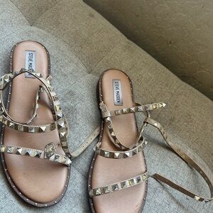Steve Madden Women's Sandals with Studded Straps - Brown